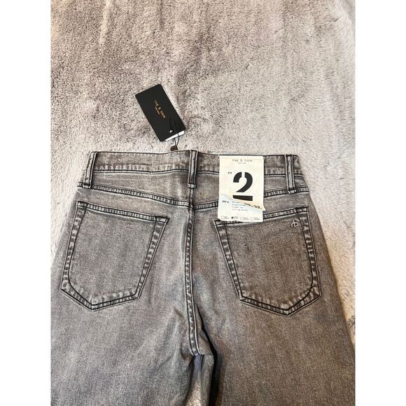Rag &‎ Bone Greyson Fit 2 Authentic Stretch Gray Denim Jeans Slim Straight 29x32 - Picture 7 of 16